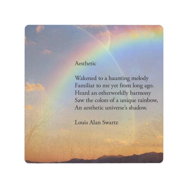 Aesthetic Metal Print (Front)