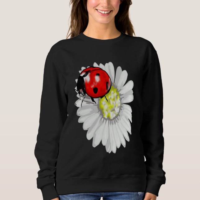 Aesthetic Nature Summer Ladybird Nature Sweatshirt (Front)
