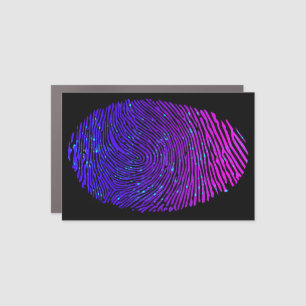 Aesthetic Neon Fingerprint Luminous Luminescent Car Magnet