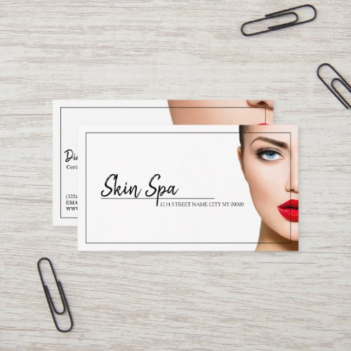 Aesthetic Nurse Doctor Cosmetic Surgery Business Business Card