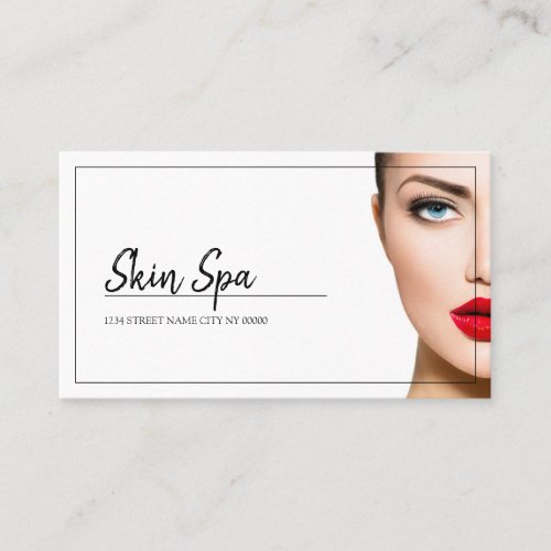 Aesthetic Nurse Doctor Cosmetic Surgery Business Business Card