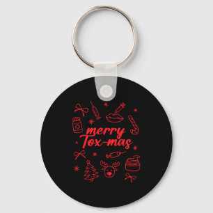 Aesthetic Nurse Injector Botox Er Xmas Merry Tox-m Keychain