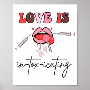 Aesthetic Nurse Injector Valentine Filler Dysrt Poster
