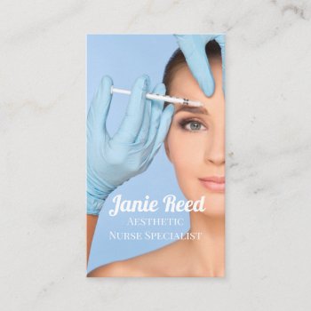 Aesthetic Nurse Specialist Injector Business Card by olicheldesign at Zazzle