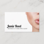 Aesthetic Nurse Specialist Injector Business Card at Zazzle