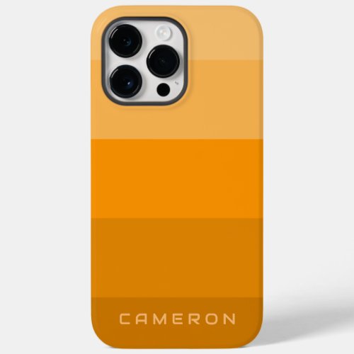 Aesthetic Orange Palette Stripe colorblock theme Case_Mate iPhone 14 Pro Max Case
