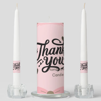 Aesthetic Organic Leaves Soft Glow Candle