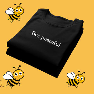 aesthetic outfit quote Bee peaceful T-Shirt