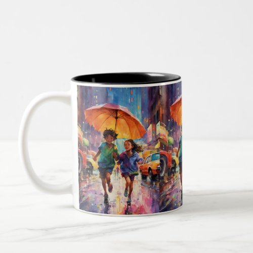 aesthetic painting tea mug