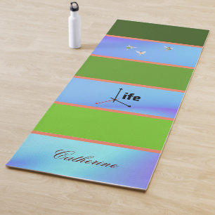 Aesthetic Pastel Color Custom Yoga Mat