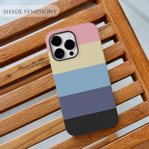 Aesthetic Pastel Pale with Color Block Design  Case-Mate iPhone 14 Pro Max Case