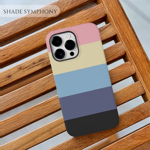 Aesthetic Pastel Pale with Color Block Design  Case_Mate iPhone 14 Pro Max Case