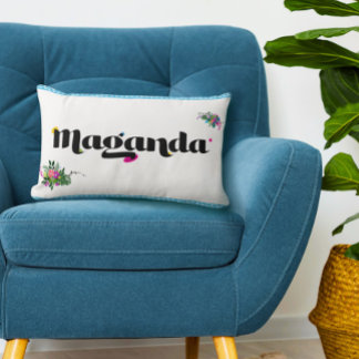 Aesthetic Pillow 'Maganda' Filipino Boho