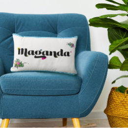 Aesthetic Pillow 'Maganda' Filipino Boho