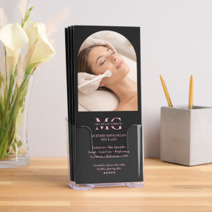 Aesthetic Pink Black Beauty Professional Marketing Brochure