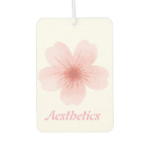 Aesthetic Pink Flower  Air Freshener