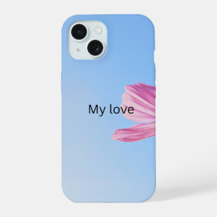 Aesthetic pink flower Phone Case