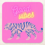 Aesthetic Pink for Teens, Girls, Tweens Square Paper Coaster<br><div class="desc">The latest addition to the collection.</div>