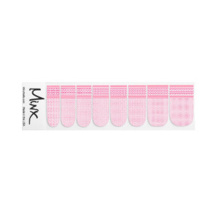 Aesthetic Pink Keffiyeh Temporary Nail Stickers
