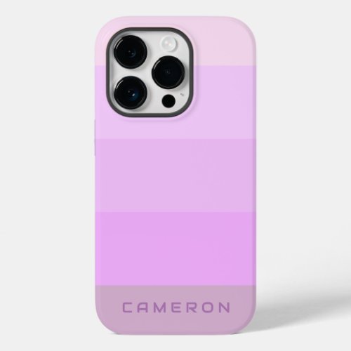 Aesthetic Pink Palette Stripe colorblock theme Case_Mate iPhone 14 Pro Case
