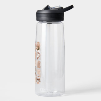 Aesthetic Pink Scrapbook Mood Board Clear Water Bo Bottle