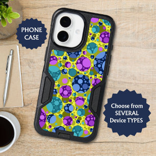Aesthetic Polka Dots Pattern in Pink Blue Teal - iPhone 17 Case