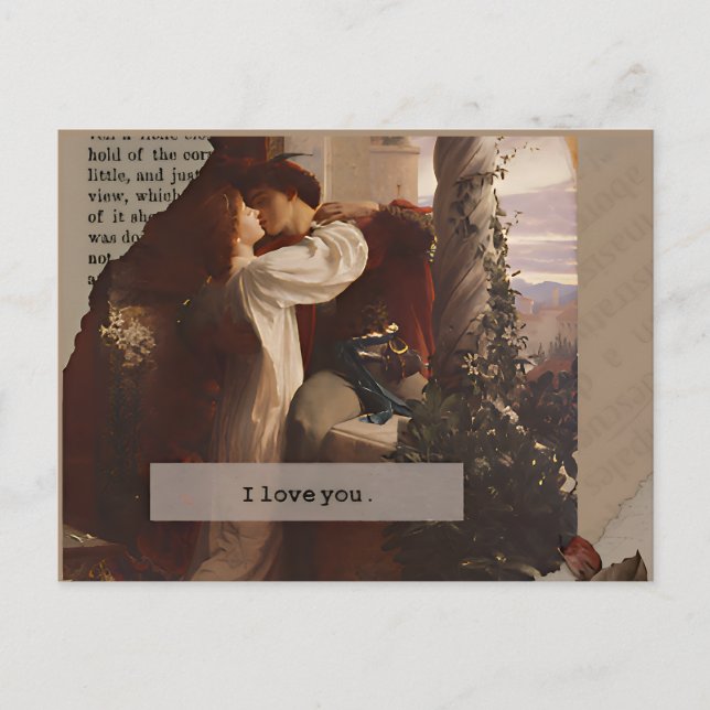 Aesthetic quotes, cottagecore, artsy Postcard (Front)