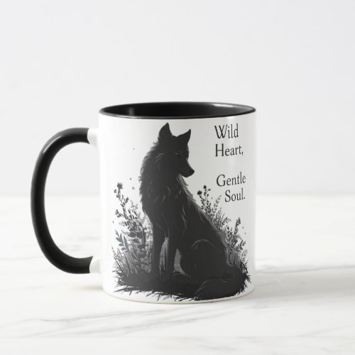 aesthetic quotes mug_ black wolf t_shirts mug