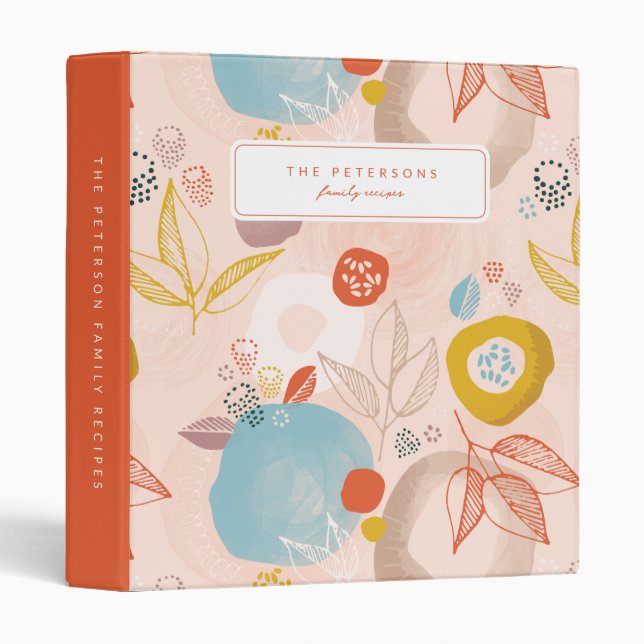 Aesthetic Recipe 3-Ring Binder (Front/Spine)