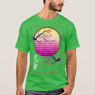 Aesthetic Sakura Japanese Flower Cherry Blossom Ja T-Shirt