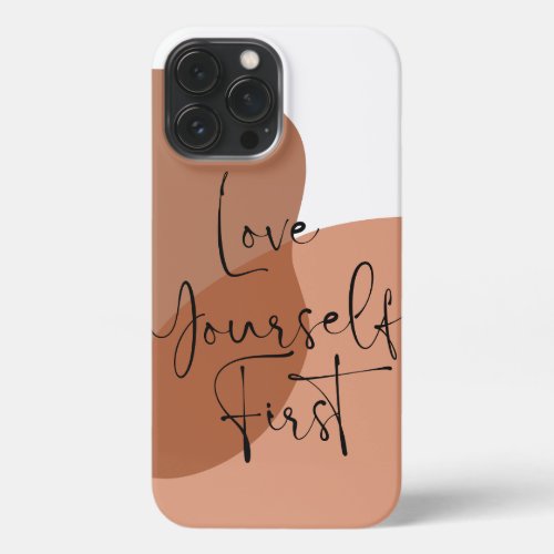 Aesthetic Self Concept Quoted  iPhone 13 Pro Max Case