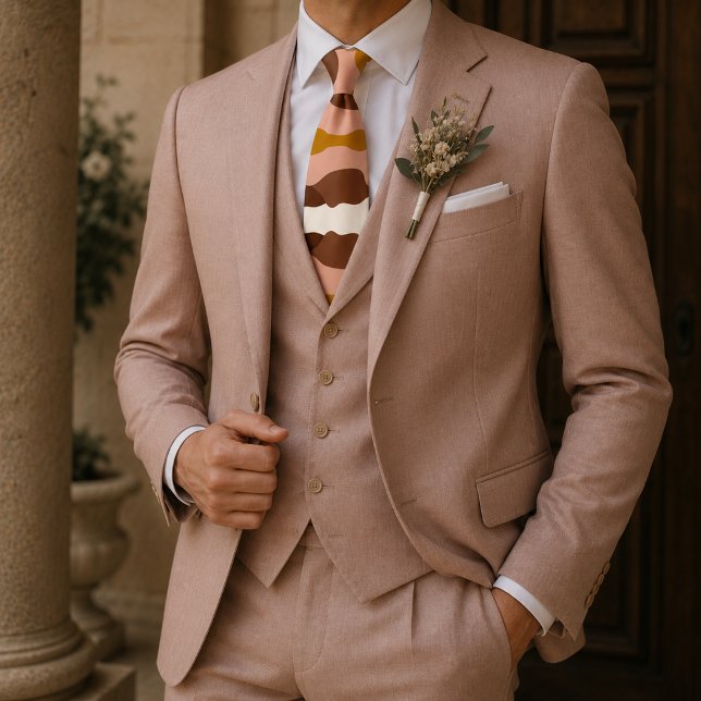 Aesthetic Shape Pattern Neck Tie (Creator Uploaded)