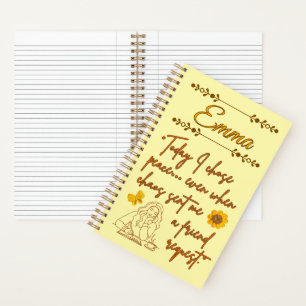 Aesthetic Soft Girl Energy Journal Spiral Notebook