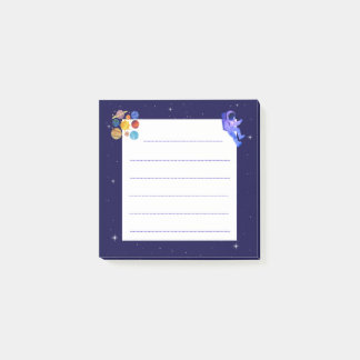 Aesthetic Solar System Planet Astronaut Space Post Post-it Notes