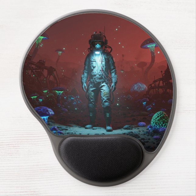 Aesthetic Space Explorer Vibe Mousepad (Front)