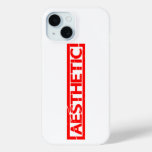 Aesthetic Stamp iPhone 15 Case