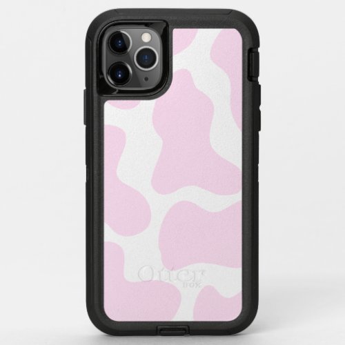 Aesthetic Strawberry Pink Cow  OtterBox Defender iPhone 11 Pro Max Case