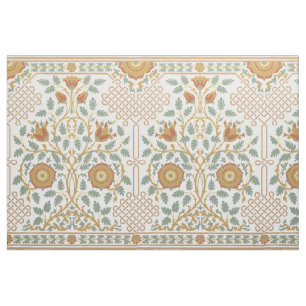 Aesthetic Style Rose Flowers Pattern Fabric