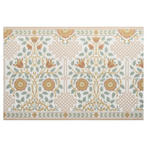 Aesthetic Style Rose Flowers Pattern Fabric