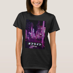 Aesthetic Style Vaporwave Japan 80s Meme Sad Glitc T-Shirt