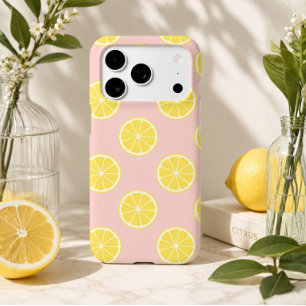 Aesthetic Summer Pink Lemon Slice iPhone 17 Pro Case