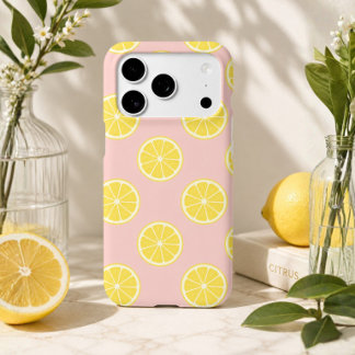 Aesthetic Summer Pink Lemon Slice iPhone 17 Pro Case