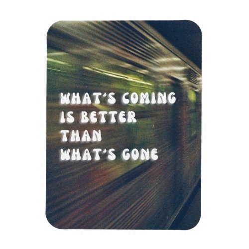 Aesthetic Train Motivation Typography Quotes Magnet