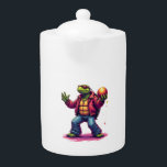 Aesthetic Turtle Disco T-Shirt Teapot<br><div class="desc">Aesthetic Turtle Disco T-Shirt</div>