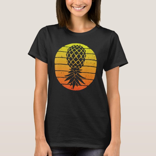 Aesthetic Upside Down Pineapple - Swinging Swinger T-Shirt (Front)