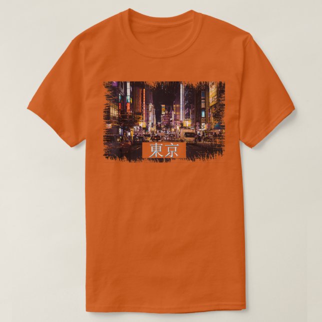 Aesthetic Vaporwave Japan 80s 90s Meme Tokyo47 T-Shirt (Design Front)