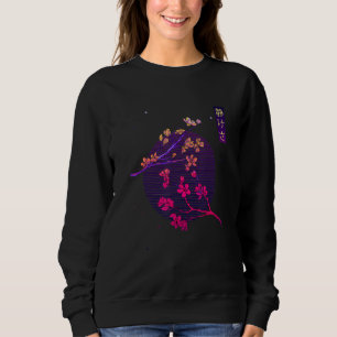 Aesthetic Vaporwave Japanese Blossom Calmness Cher Sweatshirt