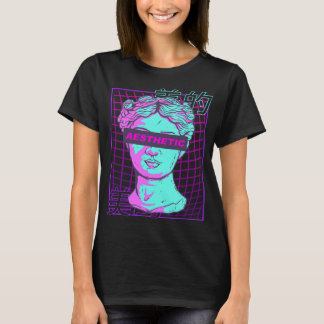 Aesthetic Vaporwave Japanese Bust Greek Sculpture T-Shirt