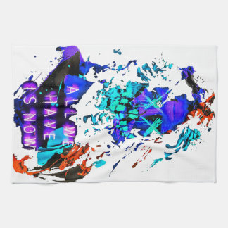 Aesthetic Vaporwave Japanese Futurism Anime Kitchen Towel