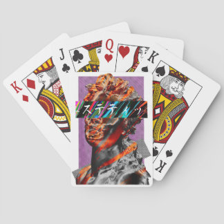 Aesthetic Vaporwave Japanese Futurism Poker Cards